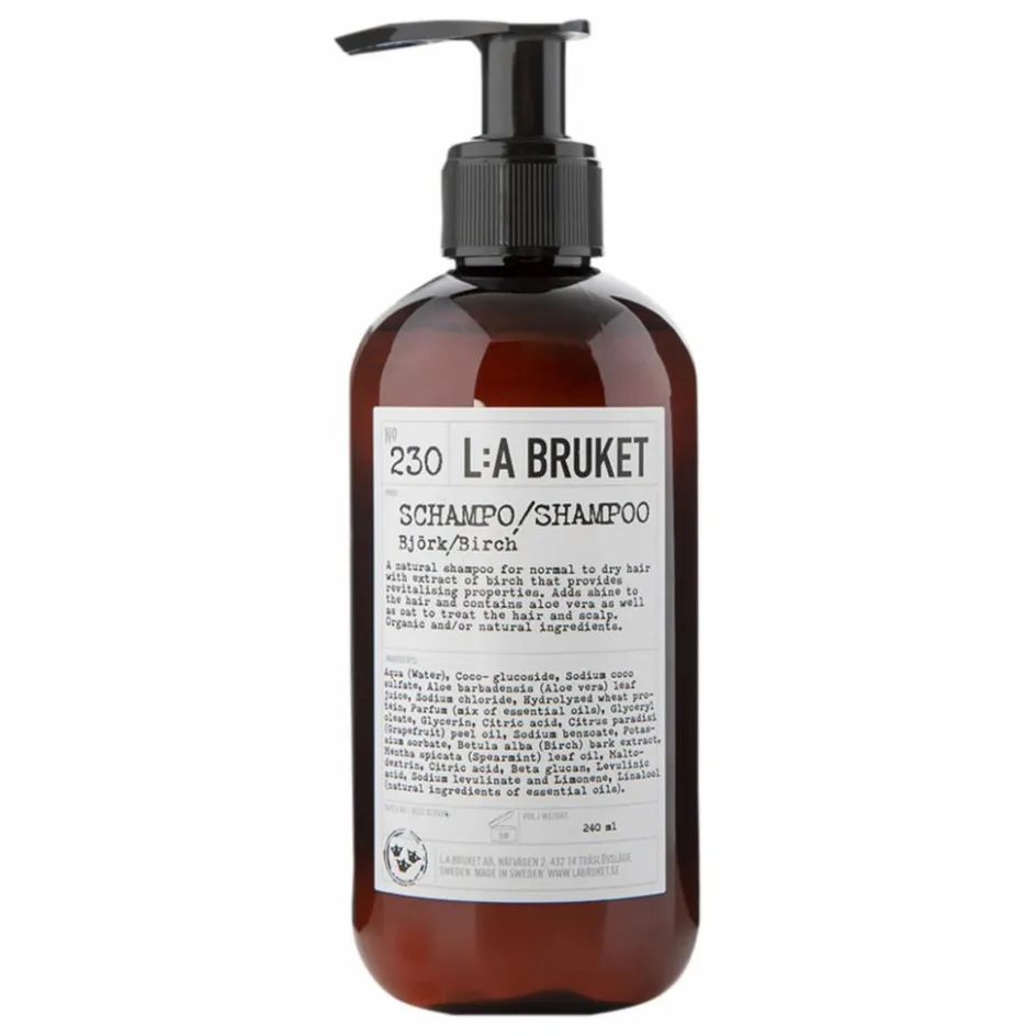 Outlet L:A BRUKET Shampoing revitalisant Bouleau 230 - 240 ml Non teinté