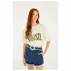New Short Crochet Denim | Femme Jupes, Shorts