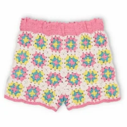 the new society Short Crochet Fleurs Nikaia ||Enfant Jupes, Shorts|Jupes, Shorts