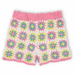 the new society Short Crochet Fleurs Nikaia ||Enfant Jupes, Shorts|Jupes, Shorts