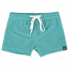 Best Beach & Bandits Short de Bain Anti-UV Côtelé | Turquoise