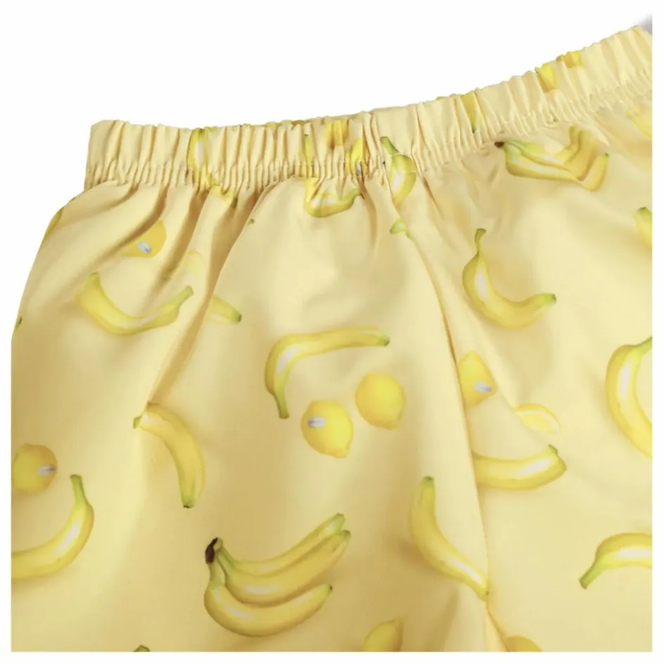 New Molo Short de Bain Newton Bananes Fibres Recyclées | Jaune