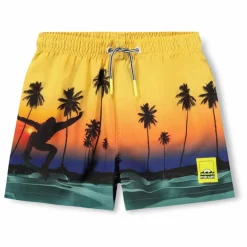Online Short de Bain Niko Coucher de Soleil Fibres Recyclées | Enfant Maillots De Bain|Maillots De Bain