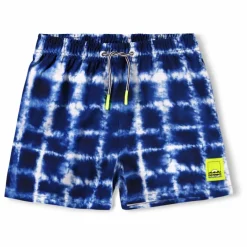 Sale Molo Short de Bain Niko Tie and Dye Fibres Recyclées | Bleu marine
