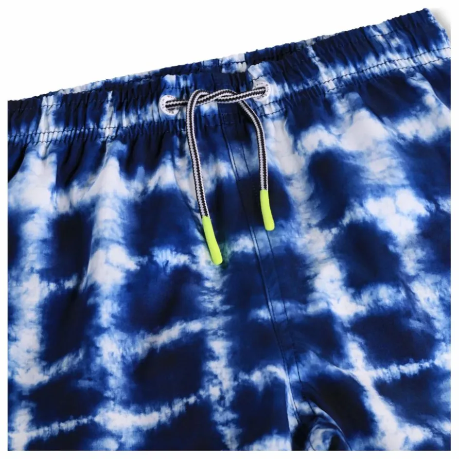 Sale Molo Short de Bain Niko Tie and Dye Fibres Recyclées | Bleu marine