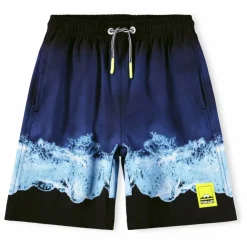 Molo Short de Bain Nilson Vagues Fibres Recyclées | Bleu marine
