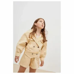 Hot the new society Short Denim Better Cotton Initiative Dante | Jaune pâle