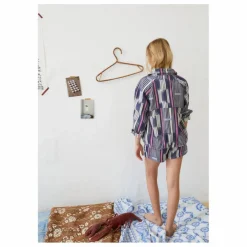 Online the new society Short Echo Coton Bio | Bleu marine