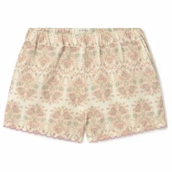 Enfant Coco au Lait Jupes, Shorts*Short Fleurs Coton Bio |