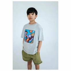 Outlet Repose AMS Short Molleton Coton Bio | Vert kaki