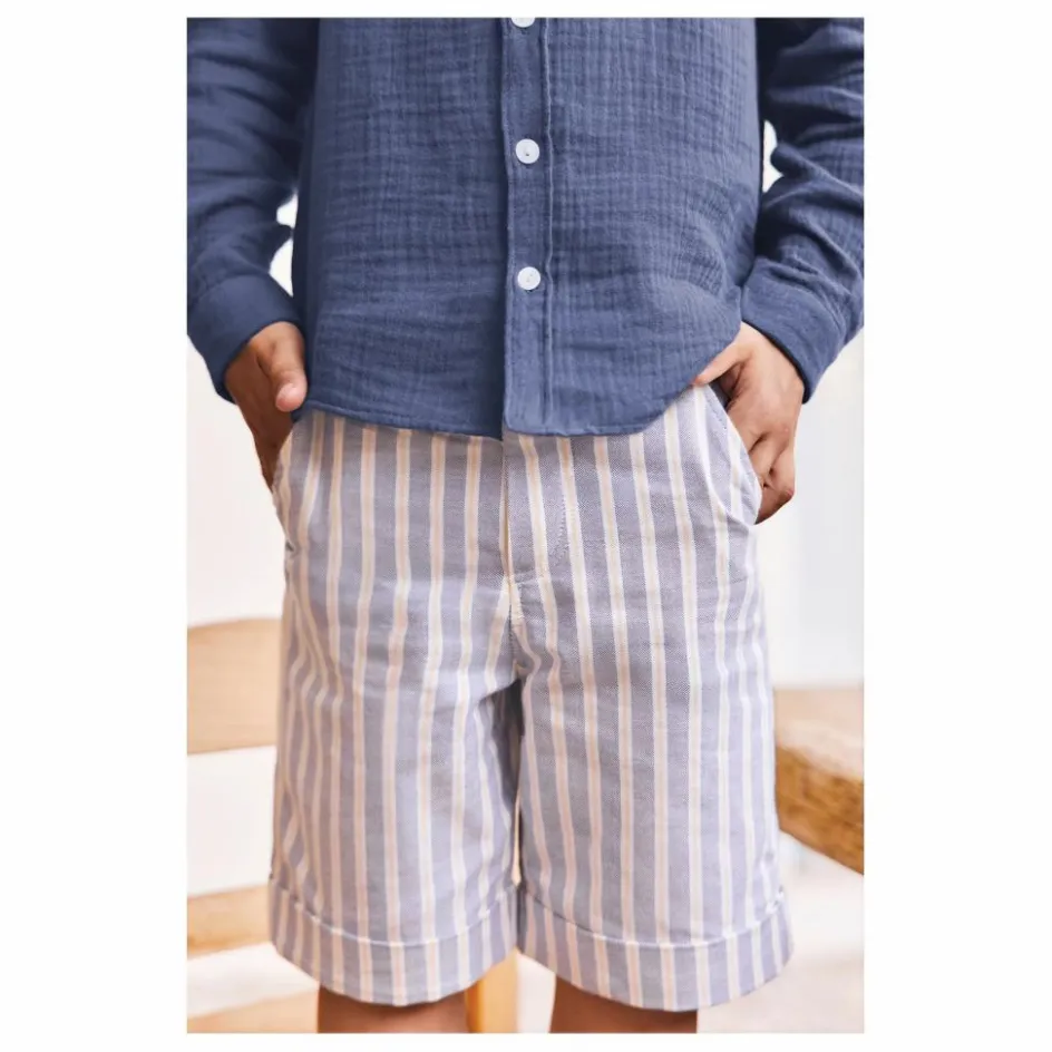 Tartine et Chocolat Short Ourlets Rayé ||Enfant Shorts, Bermudas