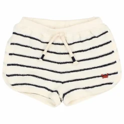 Búho Short Terry Rayures Eponge Bébé Coton Bio || Bloomers, Shorts|Bloomers, Shorts