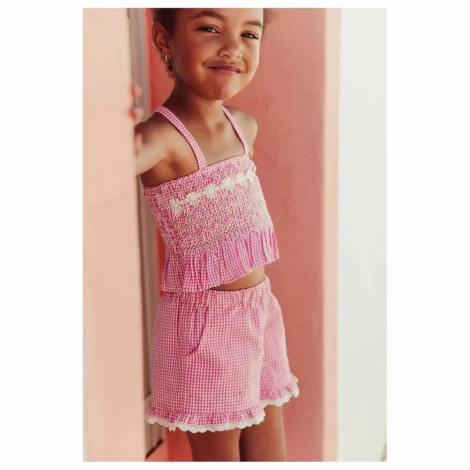 Sale Louise Misha Short Vallaloid Coton Bio | Rose bonbon