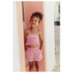 Sale Louise Misha Short Vallaloid Coton Bio | Rose bonbon