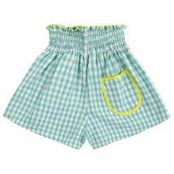 New Bobo Choses Short Vichy | Bleu Clair