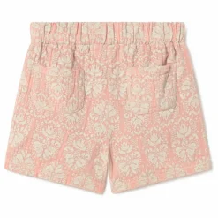 Hot Coco au Lait Short Vintage Coton Bio | Rose