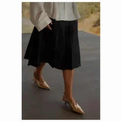 New Slingback à Talons Métallisées | Femme Chaussures À Talons