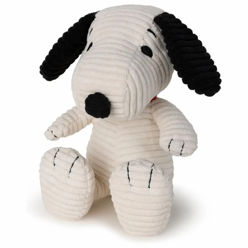 Clearance Bon Ton Toys SNOOPY - Peluche Snoopy en velours côtelé Ecru