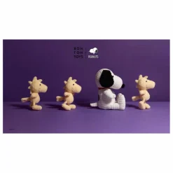 Clearance Bon Ton Toys SNOOPY - Peluche Snoopy en velours côtelé Ecru