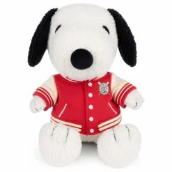 Bon Ton Toys SNOOPY - Peluche Snoopy en bomber universitaire Blanc