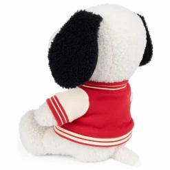 Bon Ton Toys SNOOPY - Peluche Snoopy en bomber universitaire Blanc