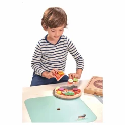 Tender Leaf Toys Soirée Pizza en bois| Cuisines, Marchandes