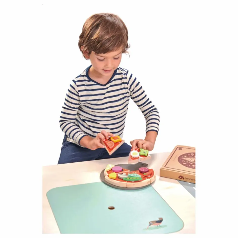 Tender Leaf Toys Soirée Pizza en bois| Cuisines, Marchandes