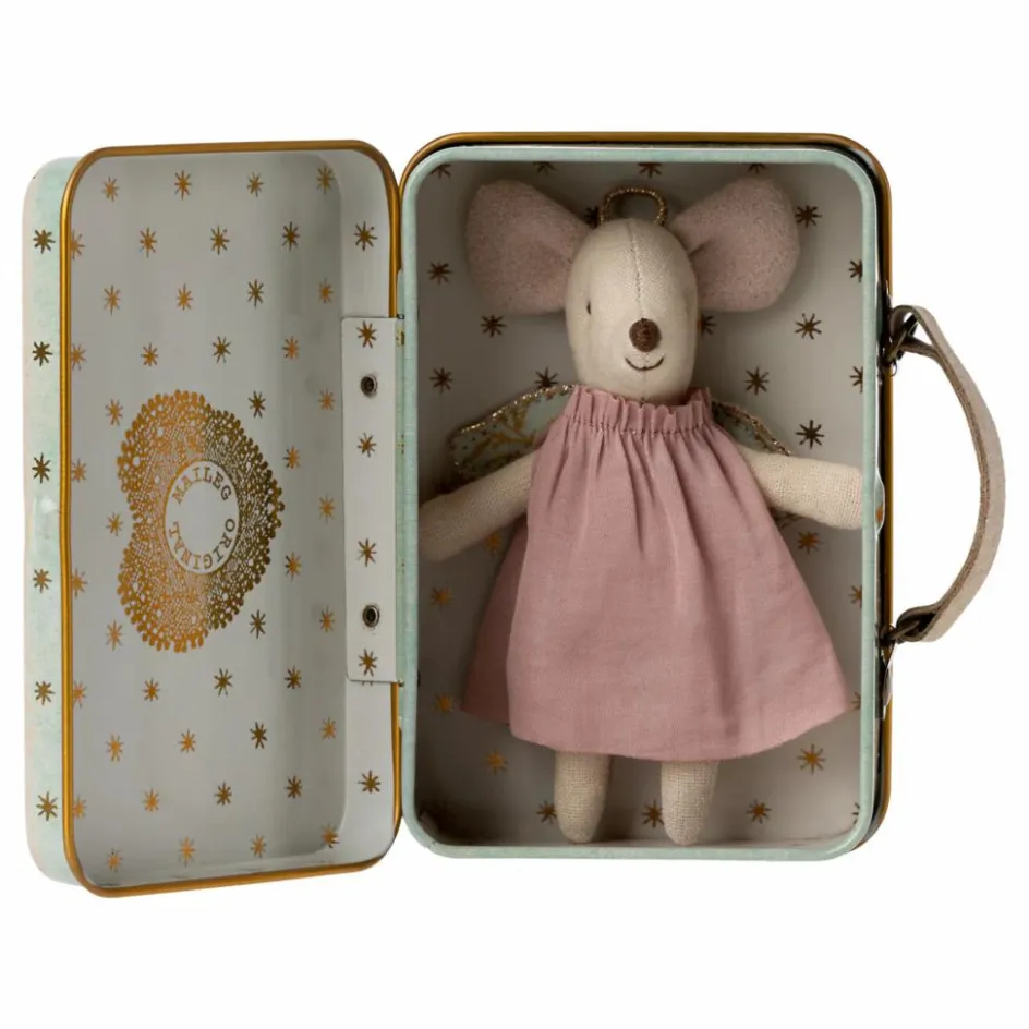 Discount Maileg Souris Angel dans sa valise Multicolore