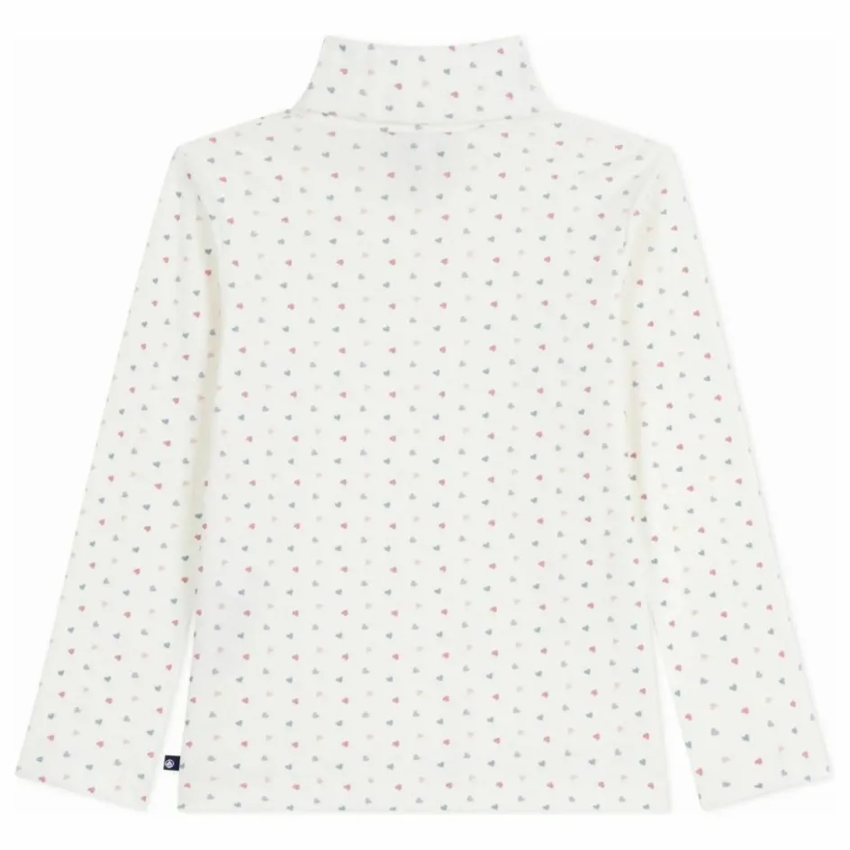 Online Petit Bateau Sous-Pull Cœurs Coton Bio | Ecru