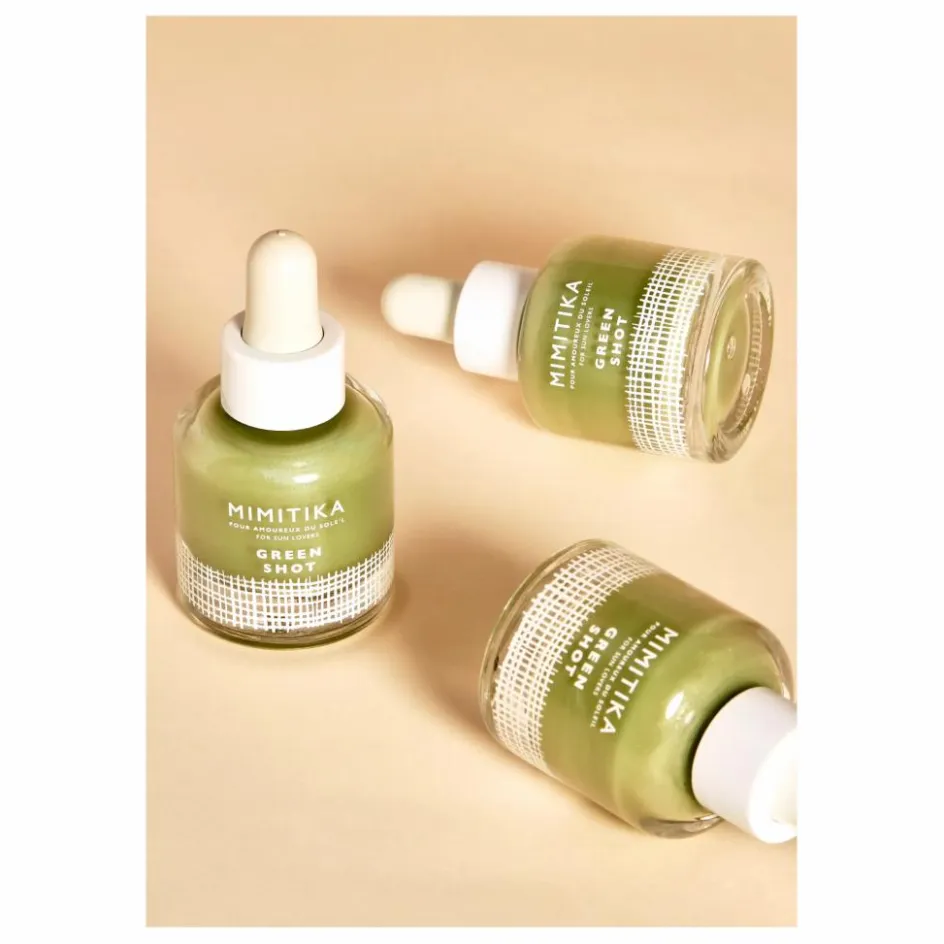 Mimitika Sérum détoxifiant & antioxydant Green Shot - 15 ml|Femme Soins Du Visage|Taille Voyage