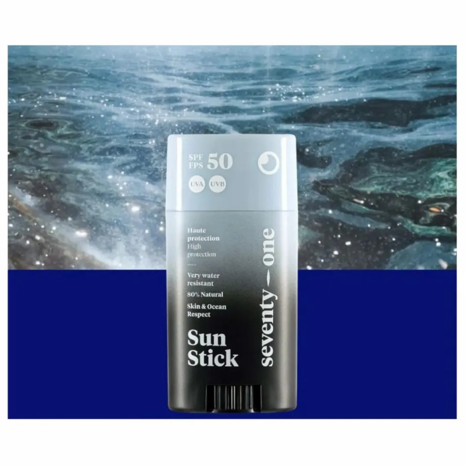 Homme/Femme SeventyOne Percent Soins Du Visage|Taille Voyage*Stick solaire The Invisible SPF50 - 15 g
