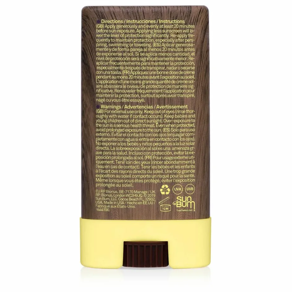 Sunbum Stick visage Orginal SPF 30 - 30g|Homme/Femme Soins Du Visage|Soins, Wellness