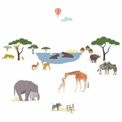 Hot MIMI'lou Sticker easy Safari Multicolore