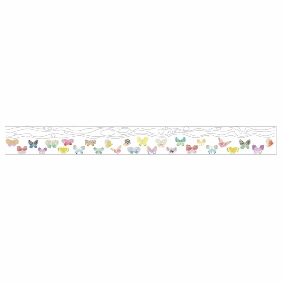 MIMI'lou Sticker Frise Papillons|Enfant Décoration Murale|Déco Murale Enfant