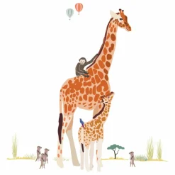 New Sticker géant Safari Enfant Déco Murale Enfant