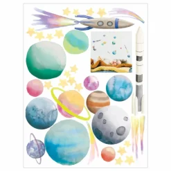 Enfant MIMI'lou Déco Murale Enfant*Sticker Just a Touch Espace