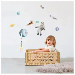 Clearance Sticker Planche Espace Enfant Décoration Murale|Déco Murale Enfant
