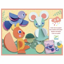 Discount Djeco Stickers des petits Ronds et ronds Multicolore