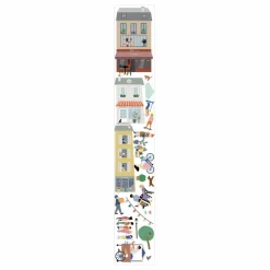 MIMI'lou Stickers easy Mon Village|Enfant Décoration Murale|Déco Murale Enfant