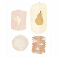 New MIMI'lou Stickers Lampions | Crème