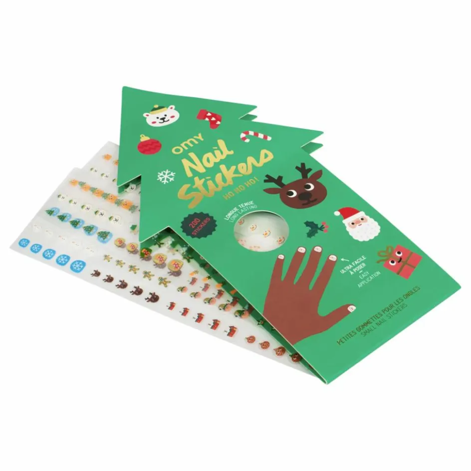 Omy Stickers pour ongles - Ho ho ho|Enfant Maquillage Enfant|Accessoires