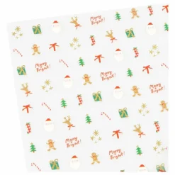 Clearance Meri Meri Stickers pour ongles Noël Multicolore