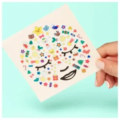 New Omy Stickers pour visage Magic Tree Multicolore
