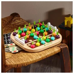 Vilac Sudoku des légumes| Jeux De Société|Jeux Éducatifs