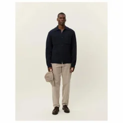 Les Deux Surchemise Col Côtelé Fischer Milano Laine Épaisse ||Homme Doudounes, Parkas, Vestes