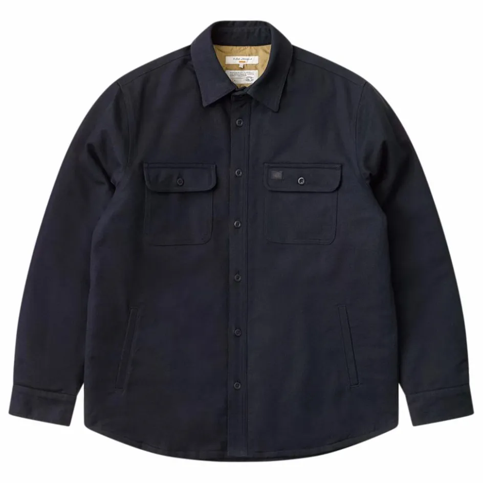 Online Nudie Jeans Surchemise Glenn Padded | Bleu foncé