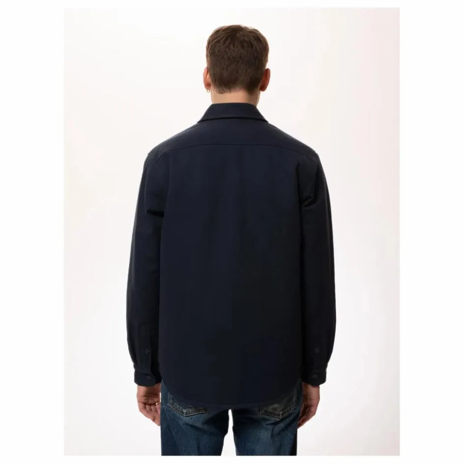 Online Nudie Jeans Surchemise Glenn Padded | Bleu foncé