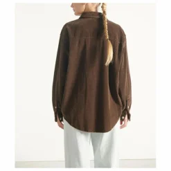 Femme American Vintage Blouses, Chemises*Sur-Chemise Velours Côtelé Padow |