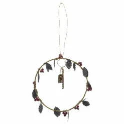 Hot Suspension couronne de feuillage diam 10 cm | Enfant Décoration De Fête