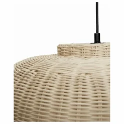 Hübsch Luminaires*Suspension Elipse en rotin